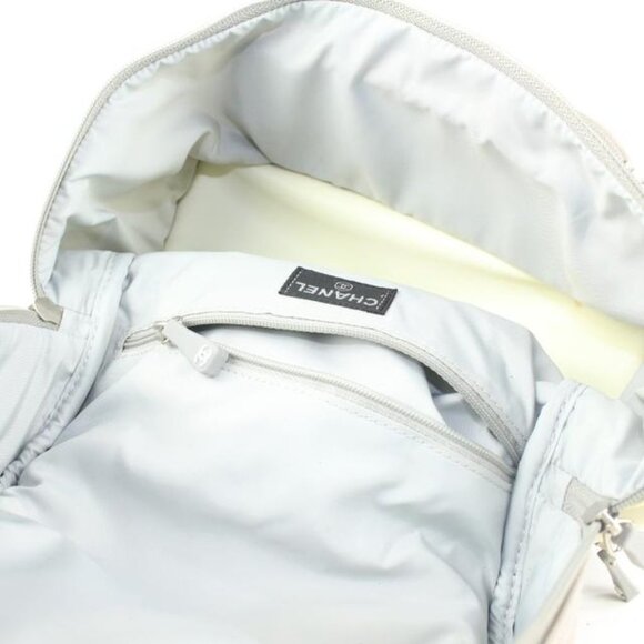 Chanel Grey Black CC Logo Sports Backpack 322cas51 main image 11